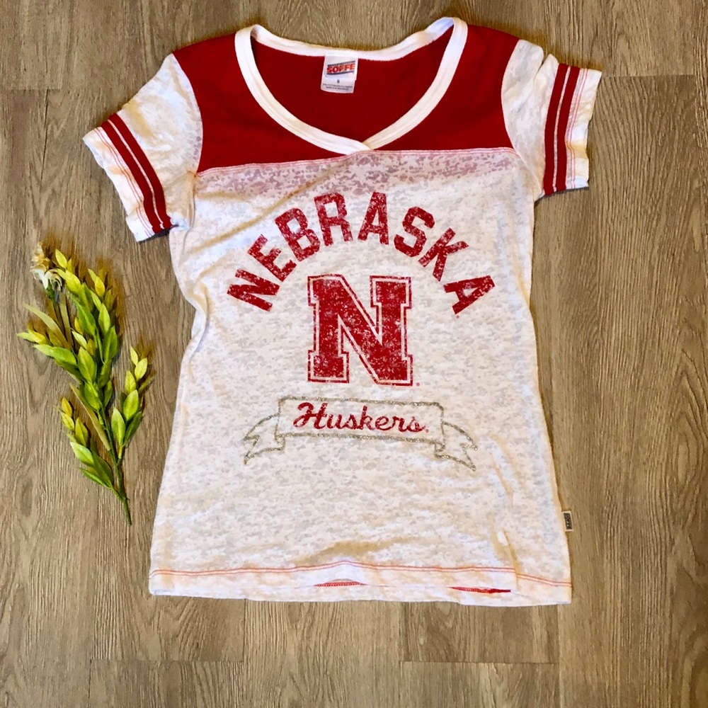 Nebraska Huskers burnout T